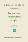 Formal and transcendental logic - eBook