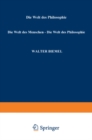 Die Welt des Menschen - Die Welt der Philosophie : Festschrift fur Jan Patocka - eBook