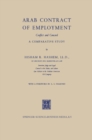 Arab Contract of Employment : Conflict and Concord - eBook