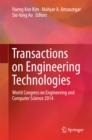 Transactions on Engineering Technologies : World Congress on Engineering and Computer Science 2014 - eBook