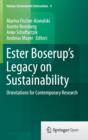 Ester Boserup’s Legacy on Sustainability : Orientations for Contemporary Research - Book