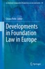 Developments in Foundation Law in Europe - eBook
