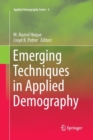 Emerging Techniques in Applied Demography - Book