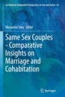 Same Sex Couples - Comparative Insights on Marriage and Cohabitation - Book