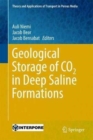 Geological Storage of CO2 in Deep Saline Formations - Book