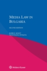 Media Law in Bulgaria - Book