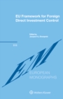 EU Framework for Foreign Direct Investment Control - eBook