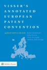 Visser's Annotated European Patent Convention 2023 Edition - Book