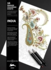 India : Marker Colouring Sheets - Book