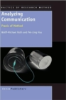 Analyzing Communication : Praxis of Method - Book