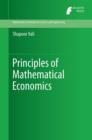 Principles of Mathematical Economics - Book