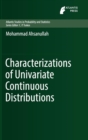 Characterizations of Univariate Continuous Distributions - Book