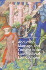 Abduction, Marriage, and Consent in the Late Medieval Low Countries - Book