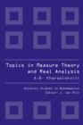 TOPICS IN MEASURE THEORY AND REAL ANALYSIS - eBook