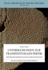 Untersuchungen Zur Transtextuellen Poetik : Assyrischer Herrschaftlich-Narrativen Texte - Book