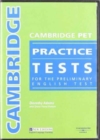 Cambridge PET Practice Tests Audio CDs - Book