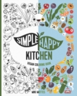 Simple Happy Kitchen Vegan Coloring Book - Book