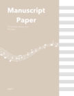Standard Manuscipt Paper  Notebook : Almond Wisp Cover 120 Page 8.5 x 11 Inch 12 Staff  Blank Sheet Music Notebook for Music Writing - Book