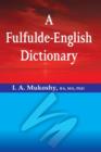 A Fulfulde-English Dictionary - Book