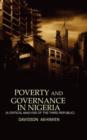 Poverty and Governance in Nigeria - Book