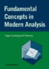 Fundamental Concepts In Modern Analysis - Book