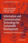 Information and Communication Technology for Sustainable Development : Proceedings of ICT4SD 2016, Volume 2 - Book
