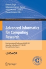 Advanced Informatics for Computing Research : First International Conference, ICAICR 2017, Jalandhar, India, March 17-18, 2017, Revised Selected Papers - Book