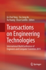 Transactions on Engineering Technologies : International MultiConference of Engineers and Computer Scientists 2015 - Book