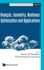 Analysis, Geometry, Nonlinear Optimization And Applications - Book