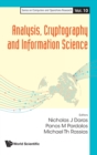 Analysis, Cryptography And Information Science - Book