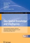 Geo-Spatial Knowledge and Intelligence : 5th International Conference, GSKI 2017, Chiang Mai, Thailand, December 8-10, 2017, Revised Selected Papers, Part I - Book
