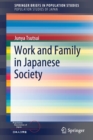Work and Family in Japanese Society - Book