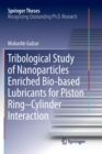 Tribological Study of Nanoparticles Enriched Bio-based Lubricants for Piston Ring-Cylinder Interaction - Book