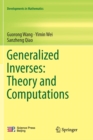 Generalized Inverses: Theory and Computations - Book