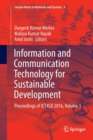 Information and Communication Technology for Sustainable Development : Proceedings of ICT4SD 2016, Volume 1 - Book