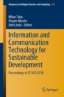 Information and Communication Technology for Sustainable Development : Proceedings of ICT4SD 2018 - Book