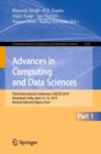 Advances in Computing and Data Sciences : Third International Conference, ICACDS 2019, Ghaziabad, India, April 12-13, 2019, Revised Selected Papers, Part I - Book