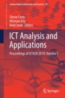 ICT Analysis and Applications : Proceedings of ICT4SD 2019, Volume 2 - Book