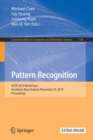 Pattern Recognition : ACPR 2019 Workshops, Auckland, New Zealand, November 26, 2019, Proceedings - Book