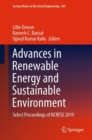Advances in Renewable Energy and Sustainable Environment : Select Proceedings of NCRESE 2019 - Book