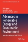 Advances in Renewable Energy and Sustainable Environment : Select Proceedings of NCRESE 2019 - Book