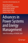 Advances in Power Systems and Energy Management : Select Proceedings of ETAEERE 2020 - Book