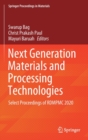 Next Generation Materials and Processing Technologies : Select Proceedings of RDMPMC 2020 - Book