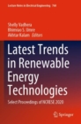 Latest Trends in Renewable Energy Technologies : Select Proceedings of NCRESE 2020 - Book