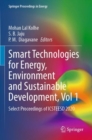 Smart Technologies for Energy, Environment and Sustainable Development, Vol 1 : Select Proceedings of ICSTEESD 2020 - Book