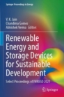 Renewable Energy and Storage Devices for Sustainable Development : Select Proceedings of IWRESD 2021 - Book
