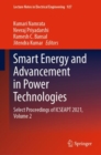 Smart Energy and Advancement in Power Technologies : Select Proceedings of ICSEAPT 2021,  Volume 2 - Book