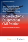 Radio-Electronic Equipment in Civil Aviation : Construction and Maintenance - Book