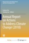 Annual Report on Actions to Address Climate Change (2018) - Book