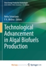 Technological Advancement in Algal Biofuels Production - Book